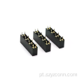 Conector de cabeçalho fêmea de passo de 2,54 mm reto 20P